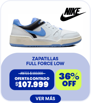 ZAPATILLAS FULL FORCE LOW ANTES $168.800 OFERTA CONTADO $107.999 36% OFF VER MÁS